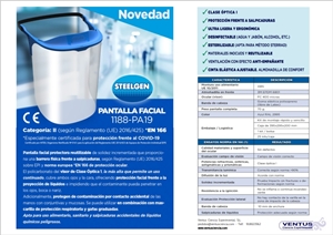 36328 Pantalla facial proteccion reutilizable PA19