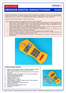 51532 MEDIDOR DIGITAL RADIACTIVIDAD