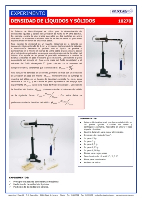 10270 Determinacion densidad de liquidos y solidos