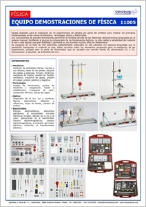 11005 EQUIPO PARA DEMOSTRACIONES DE FISICA